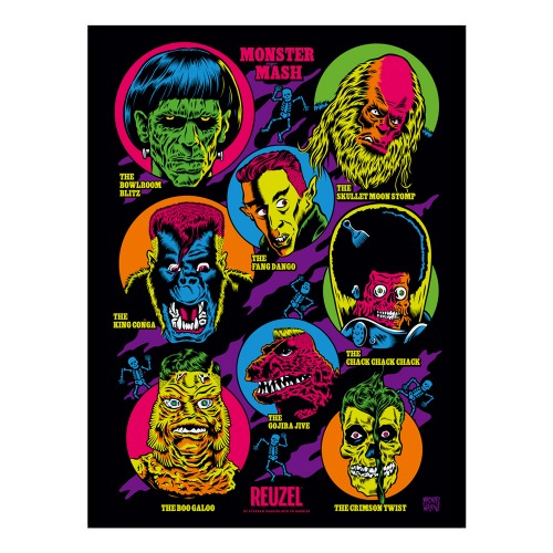 몬스터 매쉬 포스터 - Monster Mash Poster (size : 462x612 mm)